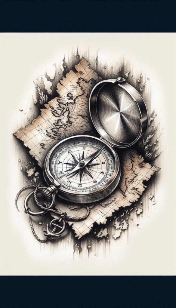 space-neotraditional-decorative-detail-for-upper-shoulder – tattoo design ideas free ai generated – Gallery: travels-inkby-ai