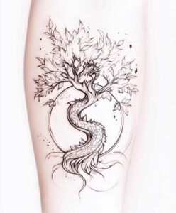 tree-with-motion-realism-ultra-detailed-for-abdomen – tattoo design ideas free ai generated – Gallery: trees-inkby-ai