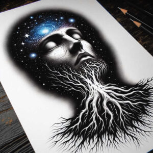 trees tattoo design ideas Surrealism mysterious nature tattoo shows courage