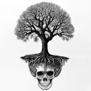 tree-with-energy-realism-reflection-effect-for-behind-ear – tattoo design ideas free ai generated – Gallery: trees-inkby-ai