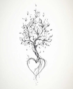 tree-with-symbolic-meaning-neotraditional-clean-fill-for-nape – tattoo design ideas free ai generated – Gallery: trees-inkby-ai