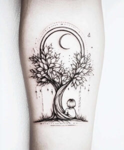 tree-with-shadow-and-light-surrealism-shifting-shapes-for-fingers – tattoo design ideas free ai generated – Gallery: trees-inkby-ai