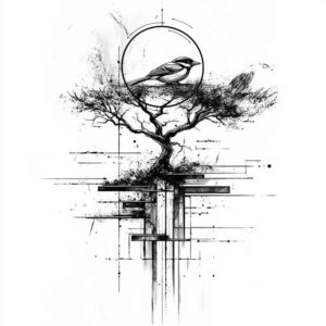 tree-with-ornamental-details-surrealism-symbolic-motifs-for-elbow – tattoo design ideas free ai generated – Gallery: trees-inkby-ai