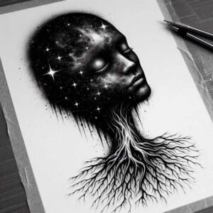 tree-with-ornament-realism-detail-accuracy-for-back-of-neck – tattoo design ideas free ai generated – Gallery: trees-inkby-ai