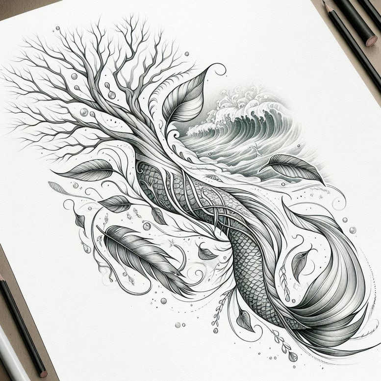 tree-symbolism-realism-textured-skin-for-wrist – tattoo design ideas free ai generated – Gallery: trees-inkby-ai