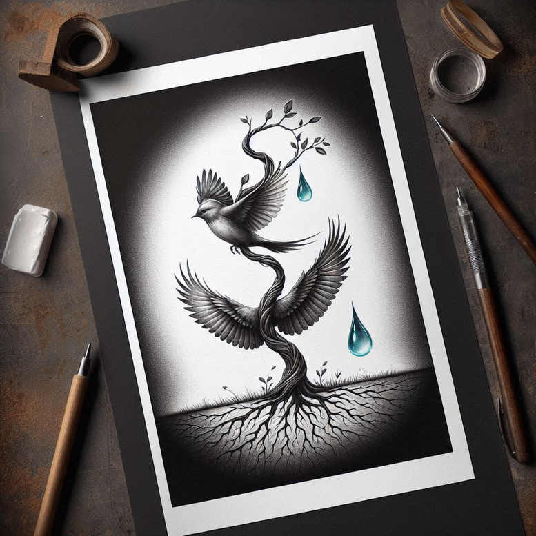 tree-with-shadow-neotraditional-detailed-linework-for-elbow – tattoo design ideas free ai generated – Gallery: trees-inkby-ai