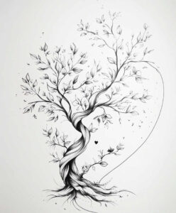 tree-energy-motif-realism-delicate-highlight-for-foot – tattoo design ideas free ai generated – Gallery: trees-inkby-ai