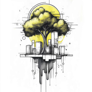 tree-energy-motif-surrealism-enigmatic-light-for-upper-back – tattoo design ideas free ai generated – Gallery: trees-inkby-ai