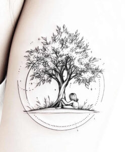 abstract-tree-realism-real-life-shading-for-biceps – tattoo design ideas free ai generated – Gallery: trees-inkby-ai