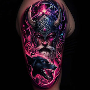light-effect-tattoo-cobweb-for-toe – tattoo design ideas free ai generated – Gallery: vikings-inkby-ai