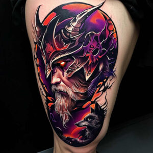 weapon-tattoo-mystic-darkness-for-upper-arm – tattoo design ideas free ai generated – Gallery: vikings-inkby-ai