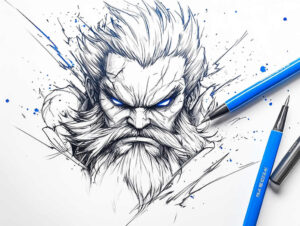 battle-motif-tattoo-neotraditional-defined-outlines-for-ribs – tattoo design ideas free ai generated – Gallery: warriors-asia-inkby-ai