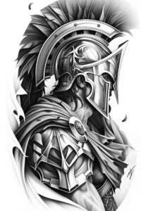 knight-tradition-motif-neotraditional-detailed-linework-for-lower-arm – tattoo design ideas free ai generated – Gallery: warriors-inkby-ai