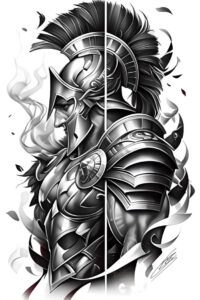spartan-tattoo-realism-detail-accuracy-for-side-torso – tattoo design ideas free ai generated – Gallery: warriors-inkby-ai