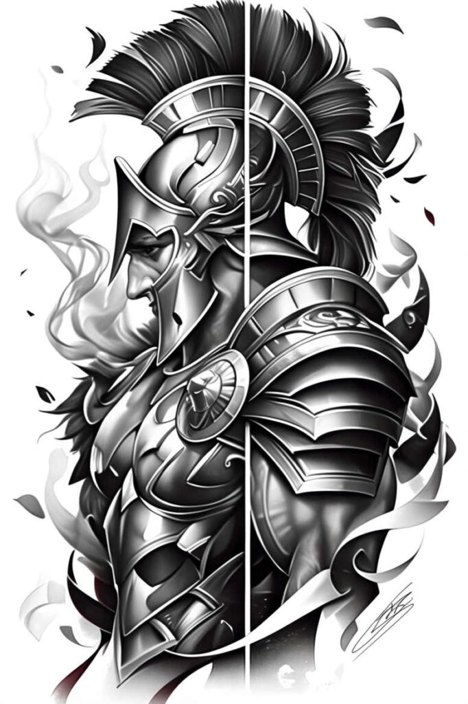 spartan-tattoo-realism-detail-accuracy-for-side-torso – tattoo design ideas free ai generated – Gallery: warriors-inkby-ai