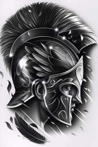 knights-realism-depth-illusion-for-spine – tattoo design ideas free ai generated – Gallery: warriors-inkby-ai