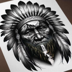 3d-effect-tattoo-surrealism-phantasmagoria-for-lower-back – tattoo design ideas free ai generated – Gallery: warriors-native-american-inkby-ai