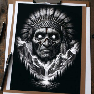 protection-symbol-tattoo-surrealism-timeless-for-behind-ear – tattoo design ideas free ai generated – Gallery: warriors-native-american-inkby-ai