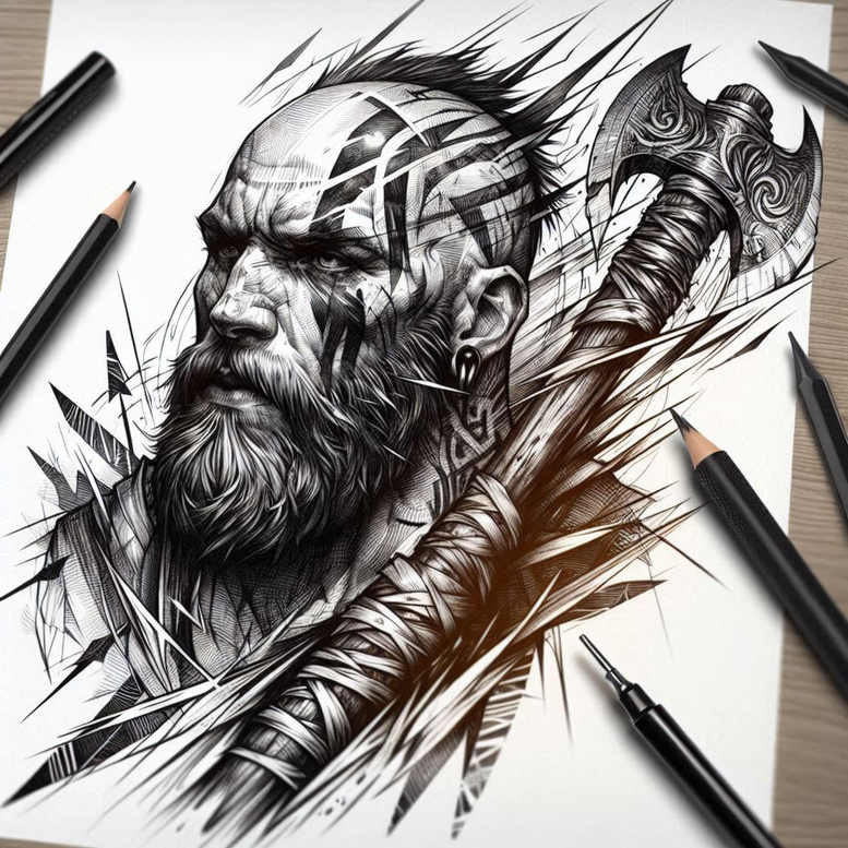 spartan-tattoo-neotraditional-layered-fill-for-palm – tattoo design ideas free ai generated – Gallery: warriors-inkby-ai