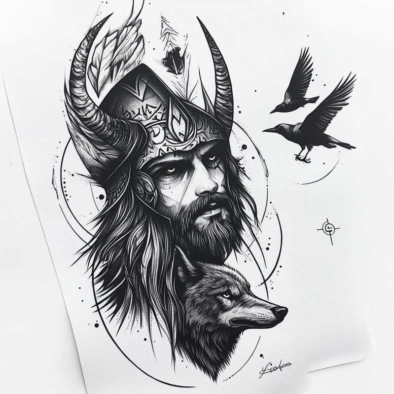 spartan-with-ornamental-details-surrealism-symbolic-motifs-for-back – tattoo design ideas free ai generated – Gallery: warriors-inkby-ai