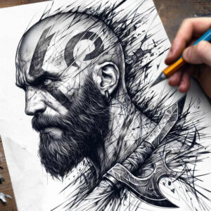 warrior-with-weapon-realism-high-resolution-tattoo-for-inner-arm – tattoo design ideas free ai generated – Gallery: warriors-inkby-ai