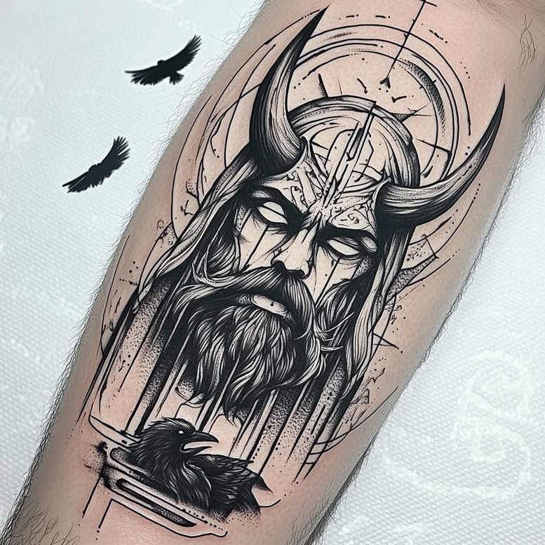 warriors tattoo design ideas bold outline eternal fight for upper arm