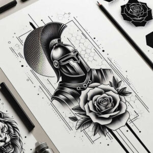 warriors tattoo design ideas classic composition inked fighter for upper arm