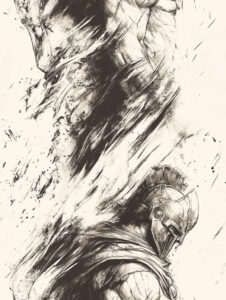 spartan-in-art-surrealism-psychic-energy-for-shin – tattoo design ideas free ai generated – Gallery: warriors-inkby-ai