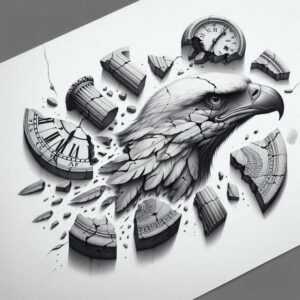 watches-hourglass tattoo design ideas vibrant time flow for back of neck
