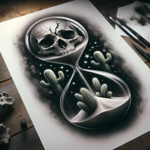 time-with-life-energy-for-men-realism-inner-glow-for-full-back – tattoo design ideas free ai generated – Gallery: watches-hourglass-inkby-ai