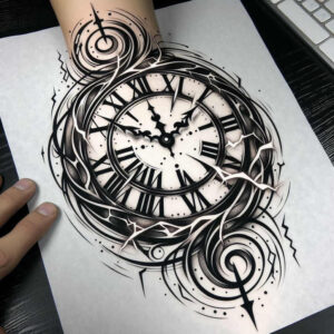 time-with-life-energy-for-men-neotraditional-sharp-edges-for-shin – tattoo design ideas free ai generated – Gallery: watches-hourglass-inkby-ai