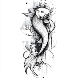 animals-with-energy-surrealism-fluid-motion-for-spine – tattoo design ideas free ai generated – Gallery: water-animals-inkby-ai