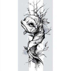 water-beings-realism-depth-of-field-for-upper-arm – tattoo design ideas free ai generated – Gallery: water-animals-inkby-ai