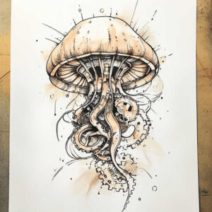 starfish-neotraditional-classic-motifs-for-side-torso – tattoo design ideas free ai generated – Gallery: water-animals-inkby-ai