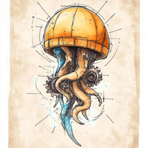 crabs-neotraditional-dynamic-color-for-knee – tattoo design ideas free ai generated – Gallery: water-animals-inkby-ai