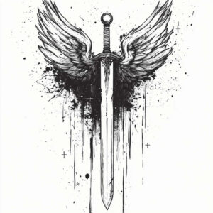 3d-wings-tattoo – tattoo design ideas free ai generated – neotraditional-clean-fill – for-chest – Gallery: wings-inkby-ai