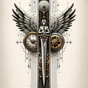 angel-wing-tattoo – tattoo design ideas free ai generated – neotraditional-layered-fill – for-hand – Gallery: wings-inkby-ai