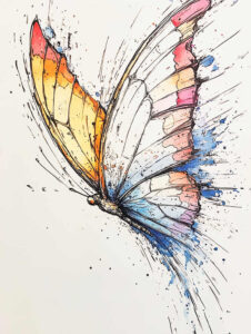 angel-wings-tattoo – tattoo design ideas free ai generated – neotraditional-subtle-tone – for-forearm – Gallery: wings-inkby-ai