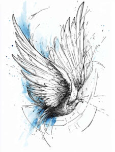 angelic-motif-wings-tattoo – tattoo design ideas free ai generated – realism-realistic-lighting – for-palm – Gallery: wings-inkby-ai