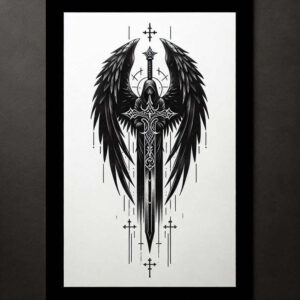 feather-wings-tattoo – tattoo design ideas free ai generated – realism-deep-shadows – for-outer-arm – Gallery: wings-inkby-ai