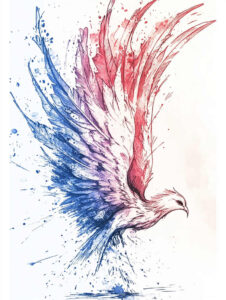 freedom-motif-wings-tattoo – tattoo design ideas free ai generated – neotraditional-color-blending – for-back – Gallery: wings-inkby-ai