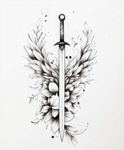 freedom-motif-wings-tattoo – tattoo design ideas free ai generated – realism-skin-illusion – for-upper-back – Gallery: wings-inkby-ai