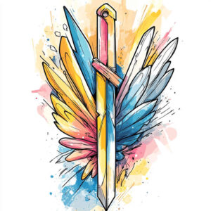 guardian-angel-wings-tattoo – tattoo design ideas free ai generated – surrealism-translucent-layers – for-ribs – Gallery: wings-inkby-ai