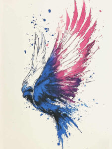 inspiration-motif-wings-tattoo – tattoo design ideas free ai generated – realism-reflection-effect – for-triceps – Gallery: wings-inkby-ai