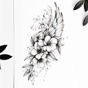 life-energy-wings-tattoo – tattoo design ideas free ai generated – surrealism-vivid-hallucination – for-fingers – Gallery: wings-inkby-ai