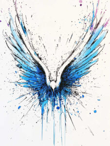 light-effects-wings-tattoo – tattoo design ideas free ai generated – realism-naturalistic – for-spine – Gallery: wings-inkby-ai