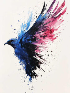 minimalist-wings-tattoo – tattoo design ideas free ai generated – neotraditional-vintage-influence – for-hip – Gallery: wings-inkby-ai