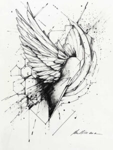 ornamental-detail-wings-tattoo – tattoo design ideas free ai generated – realism-ink-layering – for-wrist – Gallery: wings-inkby-ai