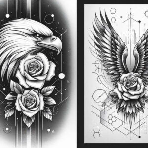 ornamental-detail-wings-tattoo – tattoo design ideas free ai generated – realism-photographic-quality – for-back-of-neck – Gallery: wings-inkby-ai