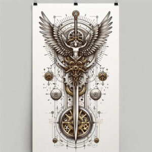 shaded-wings-tattoo – tattoo design ideas free ai generated – neotraditional-clean-fill – for-shoulder – Gallery: wings-inkby-ai